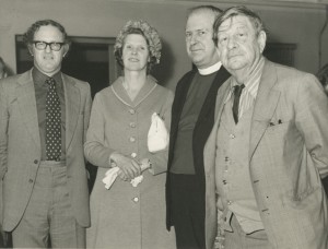 W H Auden at first Festival 1973