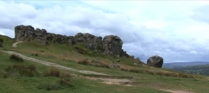 Cow and Calf rocks in Ilkley