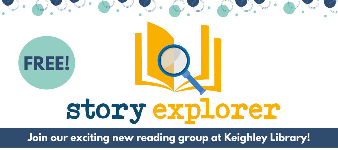 Story Explorer logo and information that can be found on the linked page.