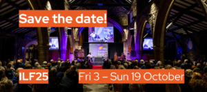 Save the date! ILF25 Fri 3 - Sun 19 October